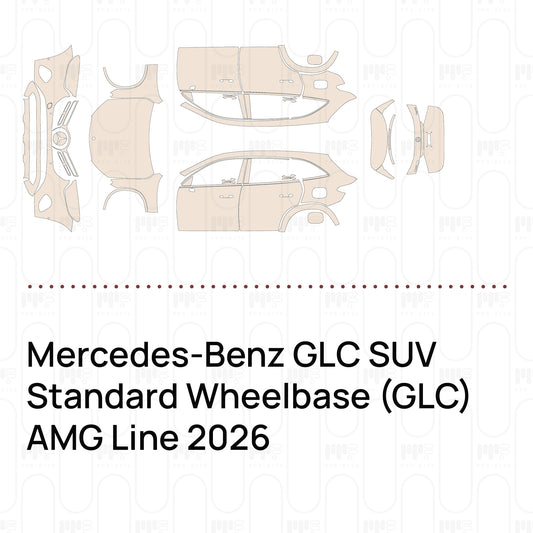Voorgesneden PPF Mercedes-Benz GLC SUV Standard Wheelbase (GLC) AMG Line 2026