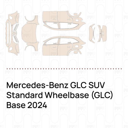 Voorgesneden PPF Mercedes-Benz GLC SUV Standard Wheelbase (GLC) Base 2024
