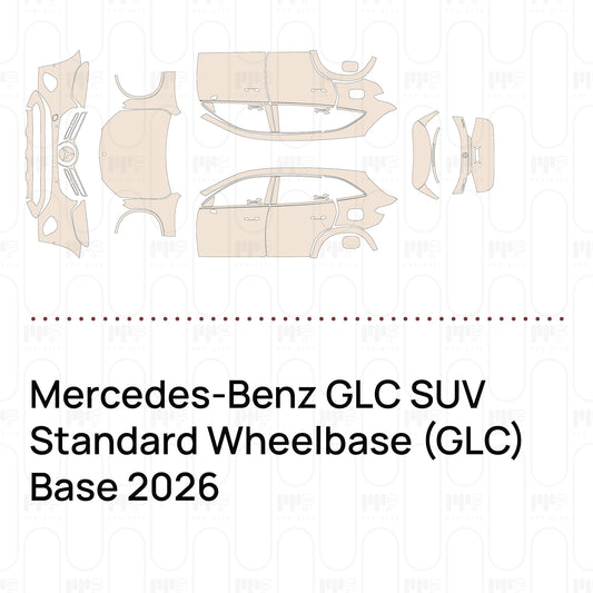 Voorgesneden PPF Mercedes-Benz GLC SUV Standard Wheelbase (GLC) Base 2026