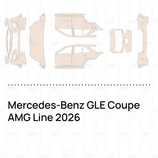 Voorgesneden PPF Mercedes-Benz GLE Coupe AMG Line 2026