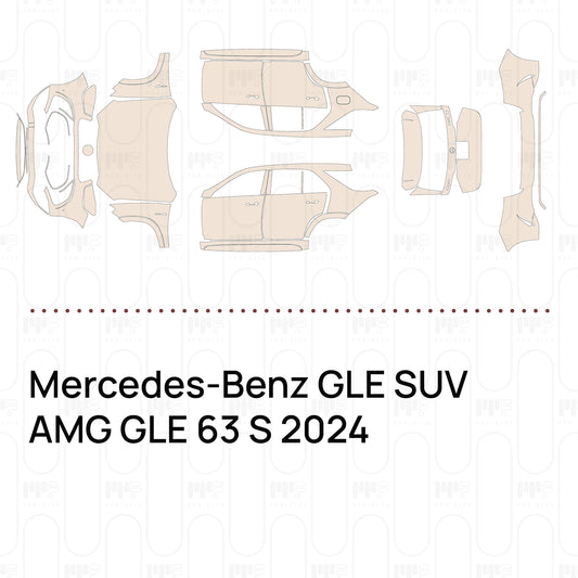 Voorgesneden PPF Mercedes-Benz GLE SUV AMG GLE 63 S 2024