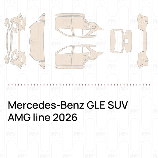 Voorgesneden PPF Mercedes-Benz GLE SUV AMG line 2026