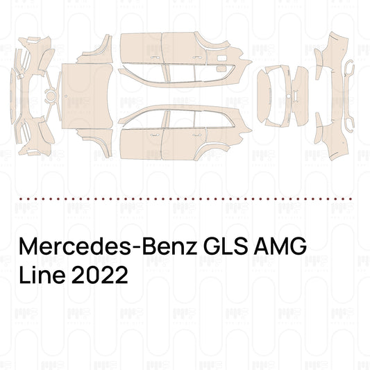 Voorgesneden PPF Mercedes-Benz GLS AMG Line 2022