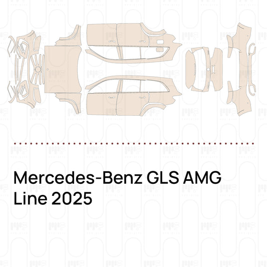 Voorgesneden PPF Mercedes-Benz GLS AMG Line 2025
