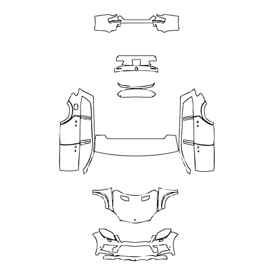 Pre-Cut PPF Mercedes-Benz GL Sport 2015 - PPF-Kits
