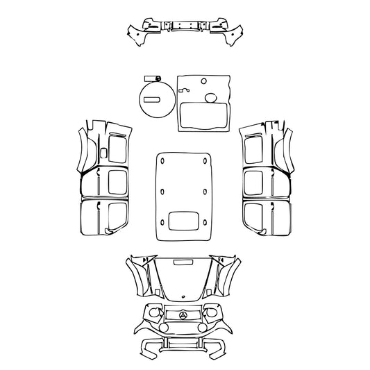 Pre-Cut PPF Mercedes-Benz G Class AMG G63 2019 - PPF-Kits