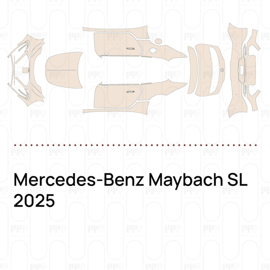 Voorgesneden PPF Mercedes-Benz Maybach SL 2025