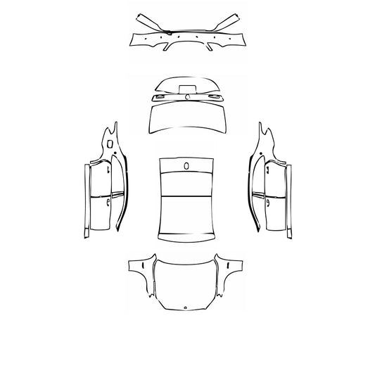Pre-Cut PPF Mercedes-Benz Maybach S Class S450 2018 - PPF-Kits