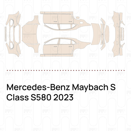 Voorgesneden PPF Mercedes-Benz Maybach S Class S580 2023