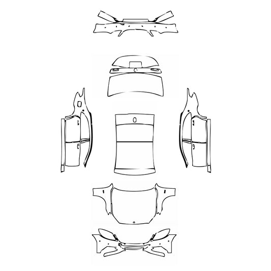 Pre-Cut PPF Mercedes-Benz Maybach S Class S600 2016 - PPF-Kits