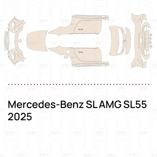 Voorgesneden PPF Mercedes-Benz SL AMG SL55 2025