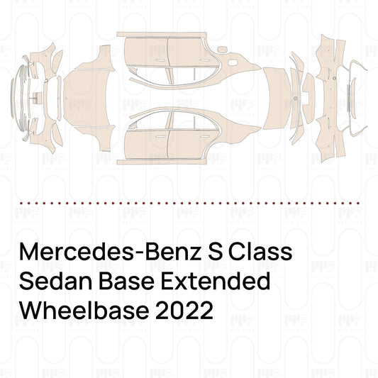 Voorgesneden PPF Mercedes-Benz S Class Sedan Base Extended Wheelbase 2022