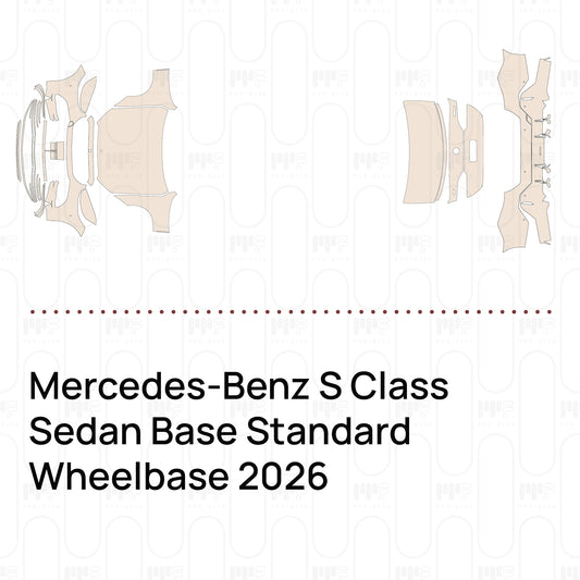 Voorgesneden PPF Mercedes-Benz S Class Sedan Base Standard Wheelbase 2026