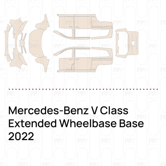 Voorgesneden PPF Mercedes-Benz V Class Extended Wheelbase Base 2022