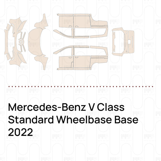 Voorgesneden PPF Mercedes-Benz V Class Standard Wheelbase Base 2022