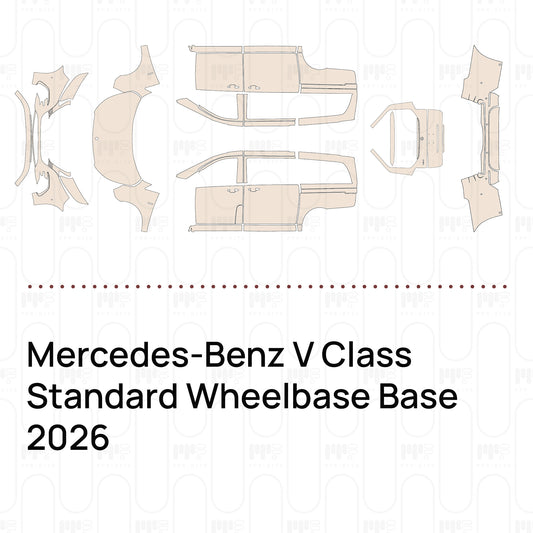 Voorgesneden PPF Mercedes-Benz V Class Standard Wheelbase Base 2026