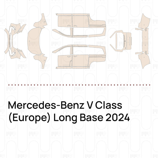 Voorgesneden PPF Mercedes-Benz V Class (Europe) Long Base 2024