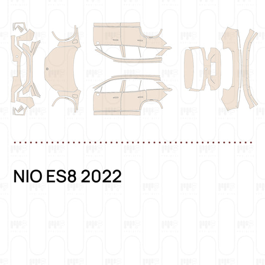 Voorgesneden PPF NIO ES8 2022
