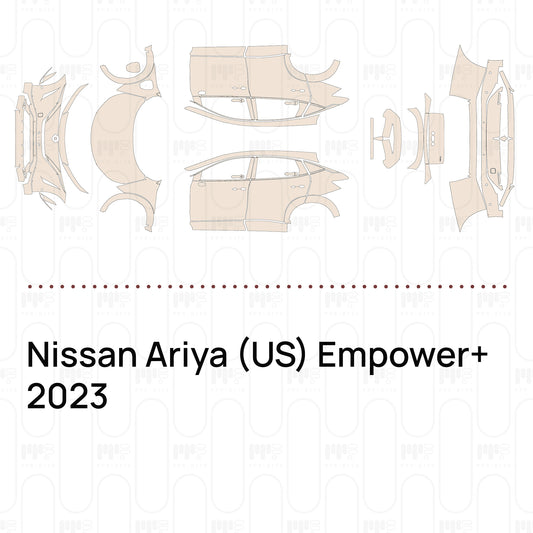 Voorgesneden PPF Nissan Ariya (US) Empower+ 2023