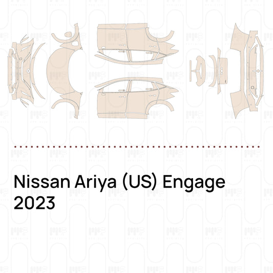 Voorgesneden PPF Nissan Ariya (US) Engage 2023
