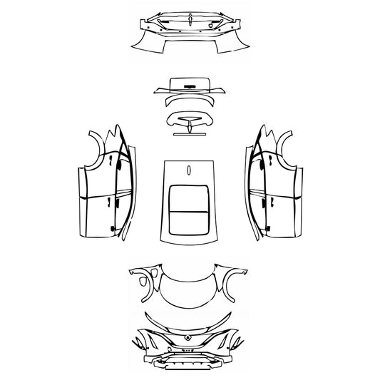 Pre-Cut PPF Nissan Ariya (US) Evolve+ 2025 - PPF-Kits