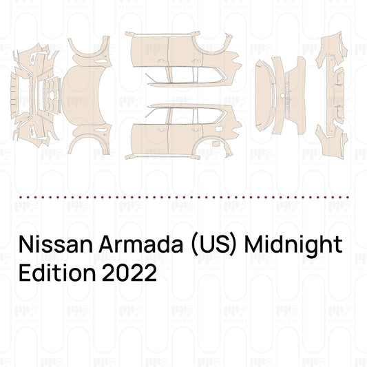 Voorgesneden PPF Nissan Armada (US) Midnight Edition 2022