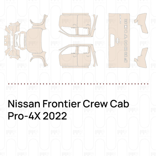 Voorgesneden PPF Nissan Frontier Crew Cab Pro-4X 2022