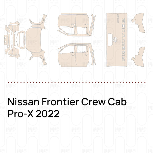 Voorgesneden PPF Nissan Frontier Crew Cab Pro-X 2022