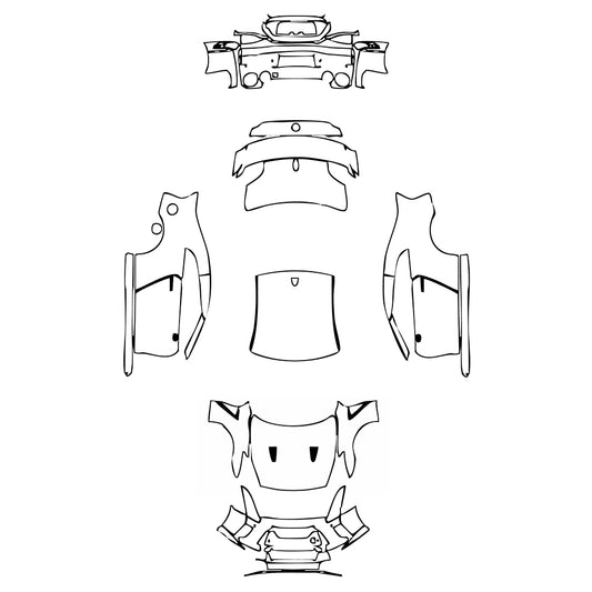 Pre-Cut PPF Nissan GT-R Base 2017 - PPF-Kits