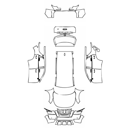 Pre-Cut PPF Nissan Pathfinder SV 2023 - PPF-Kits