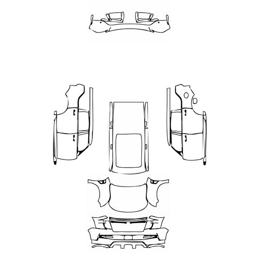 Pre-Cut PPF Nissan Patrol (ME) SE Platinum City 2025 - PPF-Kits