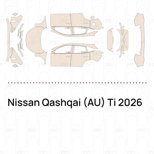 Voorgesneden PPF Nissan Qashqai (AU) Ti 2026