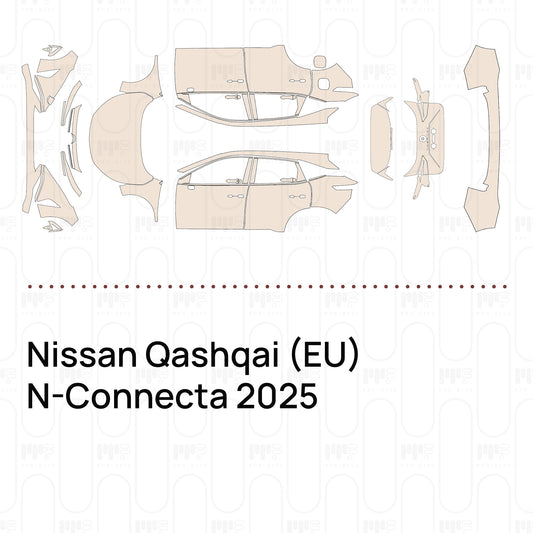 Voorgesneden PPF Nissan Qashqai (EU) N-Connecta 2025