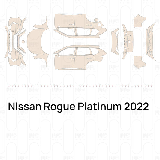 Voorgesneden PPF Nissan Rogue Platinum 2022