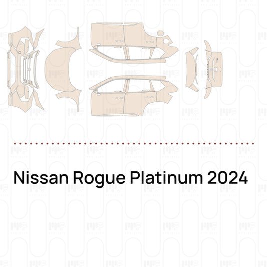 Voorgesneden PPF Nissan Rogue Platinum 2024