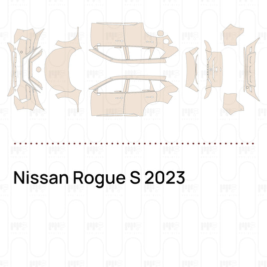 Voorgesneden PPF Nissan Rogue S 2023