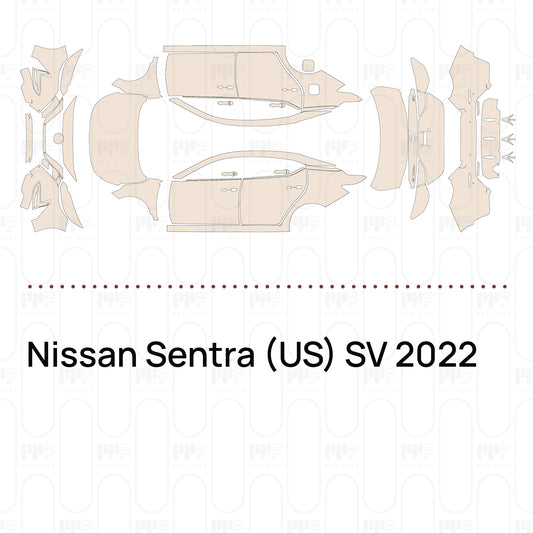 Voorgesneden PPF Nissan Sentra (US) SV 2022