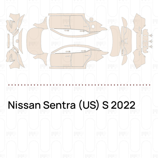 Voorgesneden PPF Nissan Sentra (US) S 2022
