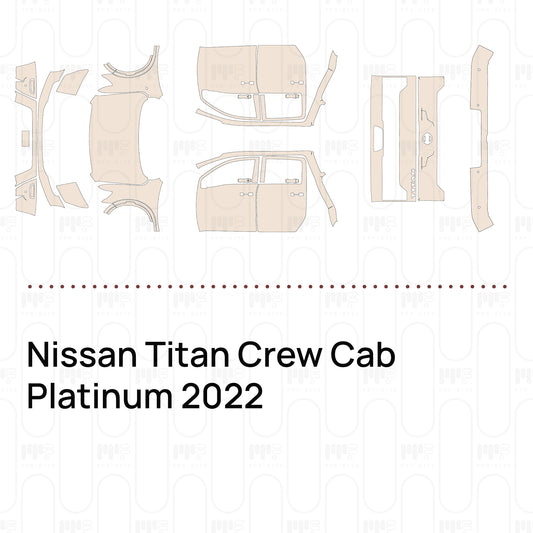 Voorgesneden PPF Nissan Titan Crew Cab Platinum 2022