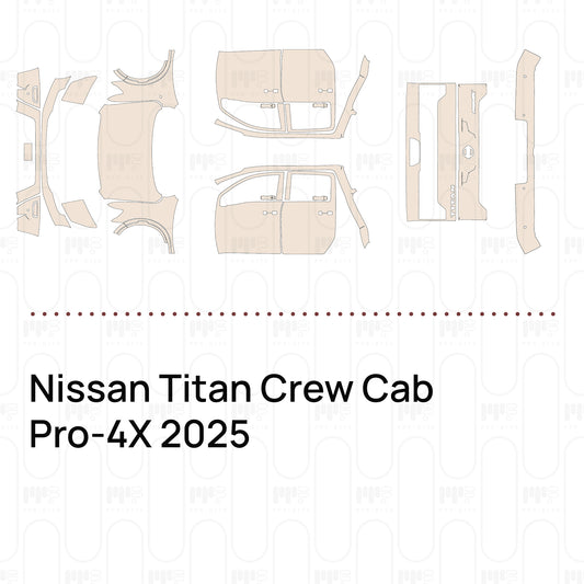 Voorgesneden PPF Nissan Titan Crew Cab Pro-4X 2025