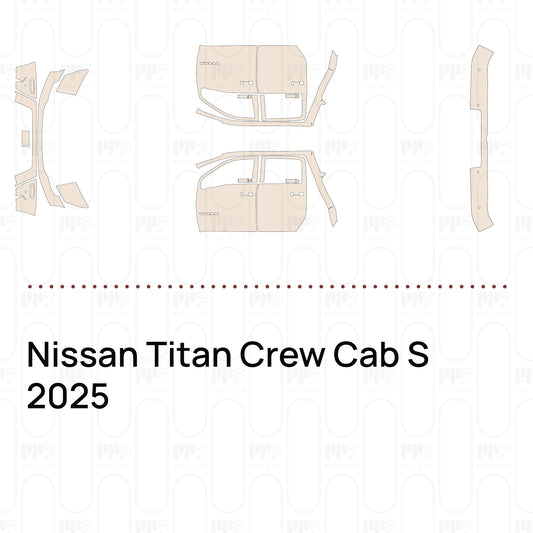 Voorgesneden PPF Nissan Titan Crew Cab S 2025