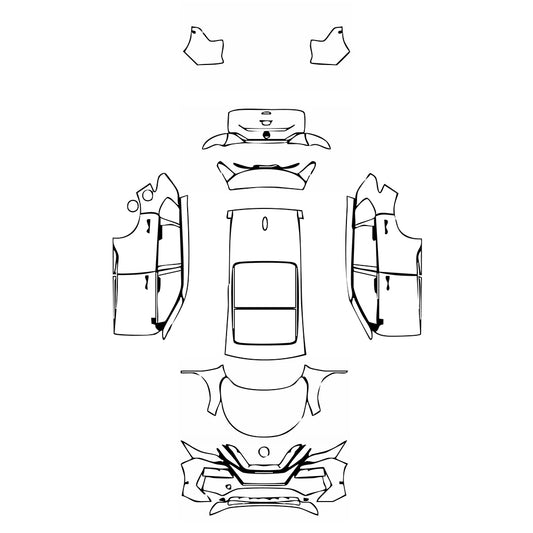Pre-Cut PPF Nissan X-Trail 2023 - PPF-Kits