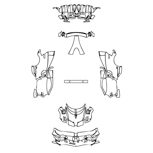 Pre-Cut PPF Pagani Huayra BC 2017 - PPF-Kits