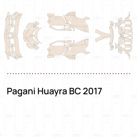 Pagani Huayra BC 2017 – Voorgesneden PPF-lakbeschermingsfolie