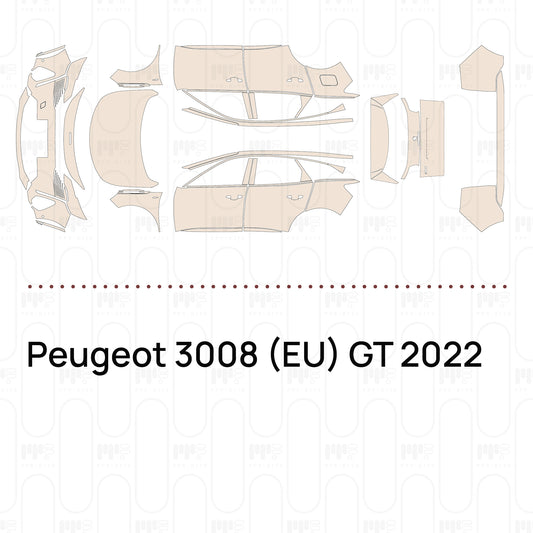 Voorgesneden PPF Peugeot 3008 (EU) GT 2022