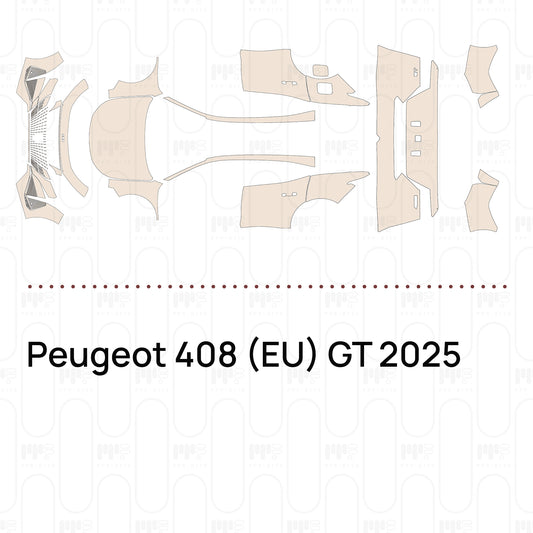 Voorgesneden PPF Peugeot 408 (EU) GT 2025