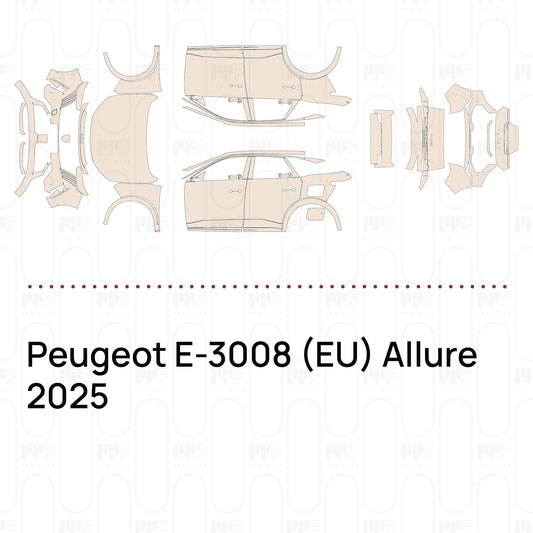 Voorgesneden PPF Peugeot E-3008 (EU) Allure 2025