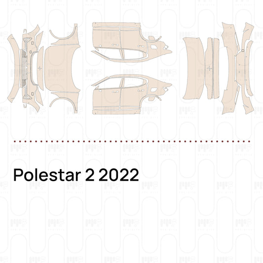 Voorgesneden PPF Polestar 2 2022