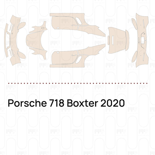 Voorgesneden PPF Porsche 718 Boxter 2020