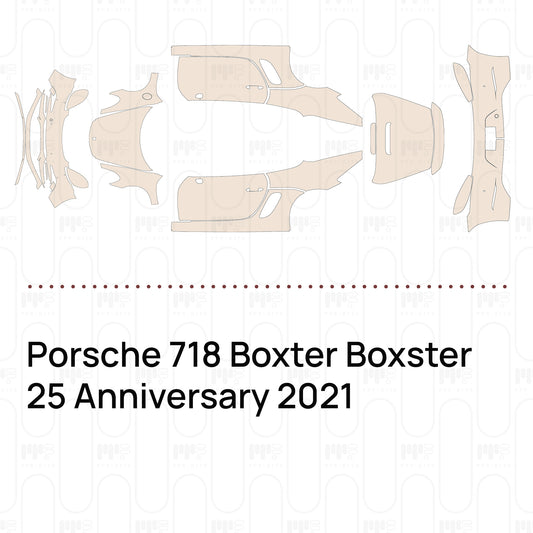 Voorgesneden PPF Porsche 718 Boxter Boxster 25 Anniversary 2021